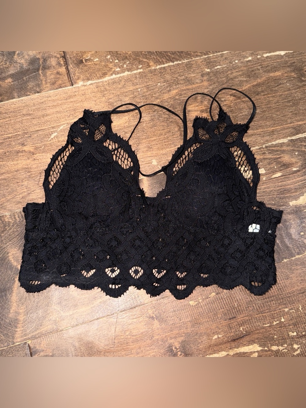Black Lace Bralette - Women's Intimates